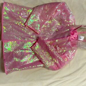 Pink Disney rain jacket